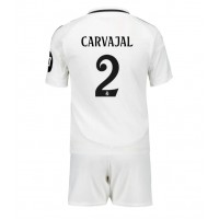 Dětský fotbalový dres Real Madrid Daniel Carvajal #2 2024-25 Domácí Krátký Rukáv (+ trenýrky)